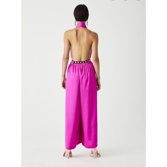 Atoir The Dreamers Dream Jumpsuit Wide Leg Halter Party Cocktail Formal 2 / XS - Picture 2 of 16